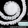 1Pc Double Layer Pleated Lace Ribbon OCOR-BC0007-97B-2