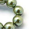 Baking Paint Glass Pearl Bead Strands HY-Q003-3mm-49-3