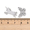20Pcs 201 Stainless Steel Pendants STAS-G365-01P-3