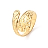 304 Stainless Steel Open Cuff Rings for Women RJEW-K309-05G-4