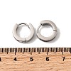 304 Stainless Steel Hoop Earrings EJEW-L302-02P-02-6