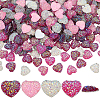 360Pcs 4 Colors Resin Cabochons FIND-PH0029-35-1