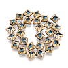 Electroplate Glass Beads Strands EGLA-T021-24D-2