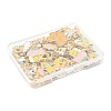 40Pcs 10 Style Alloy Enamel Pendant Decorations HJEW-FS00064-9
