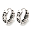 316 Surgical Stainless Steel Hoop Earrings EJEW-D096-09C-AS-1