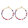 306 Stainless Steel Hoop Earrings JS8237-1-1
