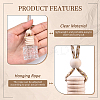 15Pcs Column Glass Empty Refillable Car Perfume Bottle AJEW-YW0001-57-4