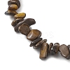 Natural Tiger Eye Anklets AJEW-AN00592-03-3
