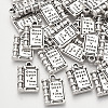 Tibetan Style Alloy Pendants for Teachers' Day X-TIBEP-S319-025AS-RS-2