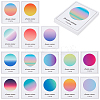 Multi-Color Paper Wax Seal Stamp Illustrated Card for Wax Seal Coin AJEW-WH0415-36B-01-1