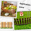 1Pc Wood Fence Ornaments AJEW-SP0003-86-7