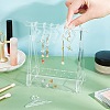 Coat Hanger Removable Acrylic Earring Displays EDIS-PH0001-48-5