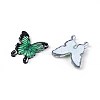 Butterfly Theme Printed Transparent Resin Cabochons CRES-T025-23-2