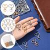 40Pcs 2 Colors Alloy Swivel Snap Hook Clasps FIND-FS0004-73B-2