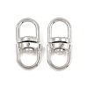 Alloy Double Eye Swivel Clasps FIND-C091-01P-1