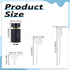 1Pc Column Glass Spray Bottles AJEW-LP0005-25-2