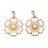 304 Stainless Steel Enamel Pendants STAS-P438-13D-G-1
