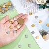 40Pcs 2 Colors Ion Plating(IP) 304 Stainless Steel Charms FIND-DC0006-04A-3