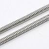 Tarnish Resistant Herringbone Chain Necklace for Men NJEW-F027-16-3mm-2