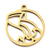 304 Stainless Steel Pendants LS-STAS-Z043-01K-1