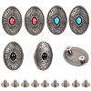 Alloy Decorative Rivets BUTT-CP0001-06B-1