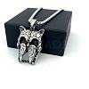 Vintage Punk Animal 304 Stainless Steel Pendant Necklaces KT0388-2