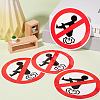 PVC No Farting Sign Stickers AJEW-WH20006-101A-4