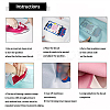 PET Heat Transfer Film Logo Stickers Set DIY-WH0230-037-5