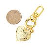 2Pcs 2 Colors 316 Stainless Steel Heart Locket Pendant Decorations HJEW-JM02391-4