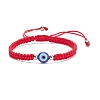 Resin Evil Eye Braided Bead Bracelet BJEW-JB08424-02-1