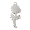 Non-Tarnish 304 Stainless Steel Pendants STAS-P312-05P-2