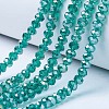Electroplate Glass Beads Strands LS-EGLA-A044-T1mm-B18-1