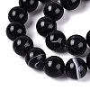 Natural Banded Agate Beads Strands G-Q608-18B-4