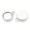 Tibetan Style Alloy Pendant Cabochon Settings PALLOY-N178-13AS-A-2