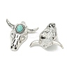 Bohemian Synthetic Turquoise Cattle Pendants FIND-Z112-01AS-06-2