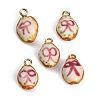 Handmade Porcelain with Brass Pendants PR-CBAB520-05B-1