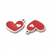 304 Stainless Steel Enamel Charms STAS-F291-08P-3