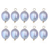 10Pcs Natural Freshwater Pearl Pendants FIND-CA0009-02B-1