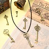 25Pcs 5 Styles Tibetan Style Alloy Pendants TIBEP-YW0001-90-5