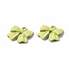 Spray Painted Alloy Pendants PALLOY-Q434-008C-NR-2