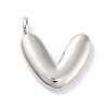 Rack Plating Brass Balloon Letter Pendants KK-C050-01P-V-1