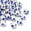 Handmade Porcelain European Beads PORC-C009-01C-1