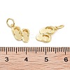 Flip Flops Rack Plating Brass Charms KK-G512-18G-3