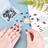 36Pcs 6 Style PVD Vacuum Plating 304 Stainless Steel Lobster Claw Clasps STAS-UN0028-35-4