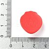 Strawberry Bear Theme Opaque Resin Cabochons CRES-D301-01F-3
