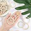 Unfinished Wood Linking Rings WOOD-NB0001-55-4