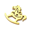 201 Stainless Steel Charms STAS-Q015-12G-2