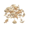 25Pcs 5 Style Alloy Crystal Rhinestone Pendants FIND-FS0004-14-3