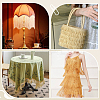 10 Yards Polyester Fringe Ribbon OCOR-WH0046-97-6
