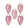 Natural Rhodonite Pendants G-G193-02G-09-1